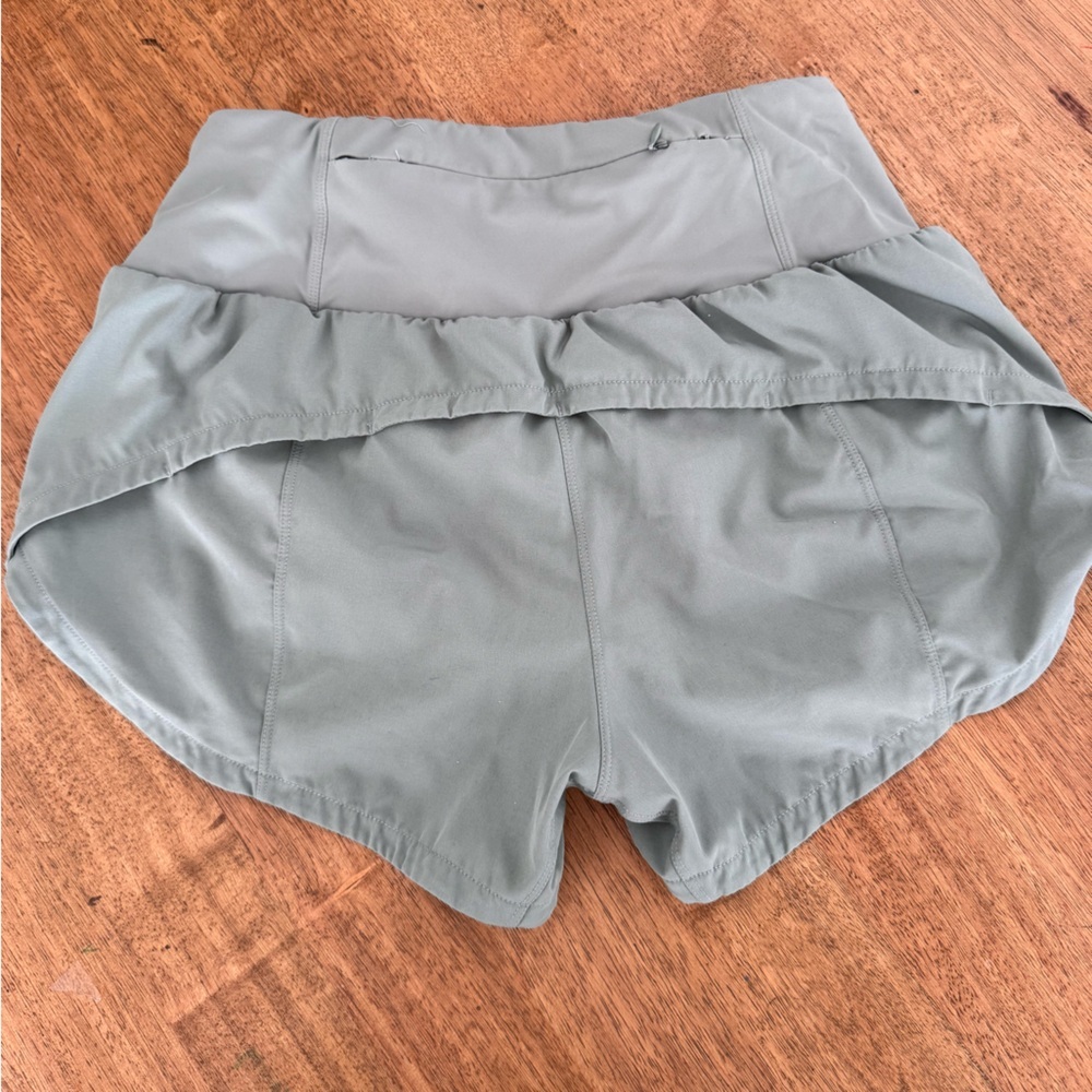 ✨2 for $35 ALL SHORTS!✨ GYM PEOPLE - High Waisted Running Shorts 4" MINT Small - Picture 7 of 7